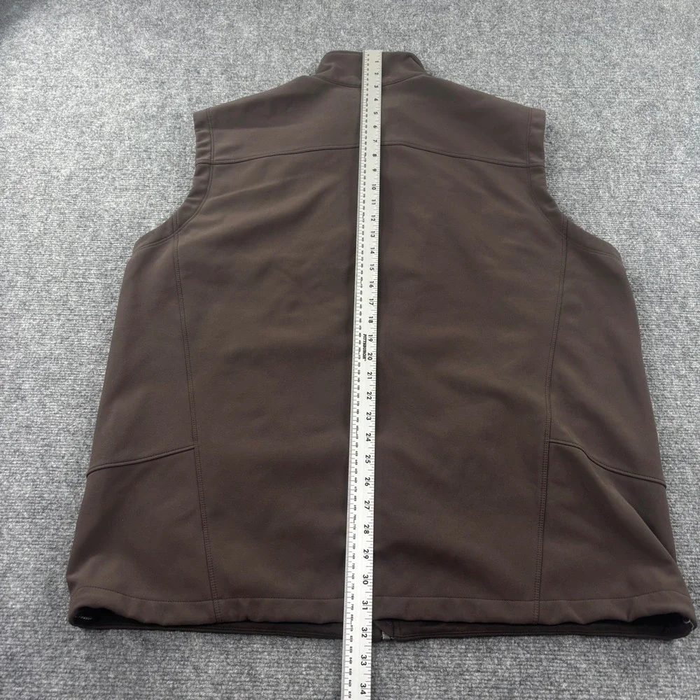 The North Face Apex Bionic Vest XXL Brown Softshell Full Zip Mens